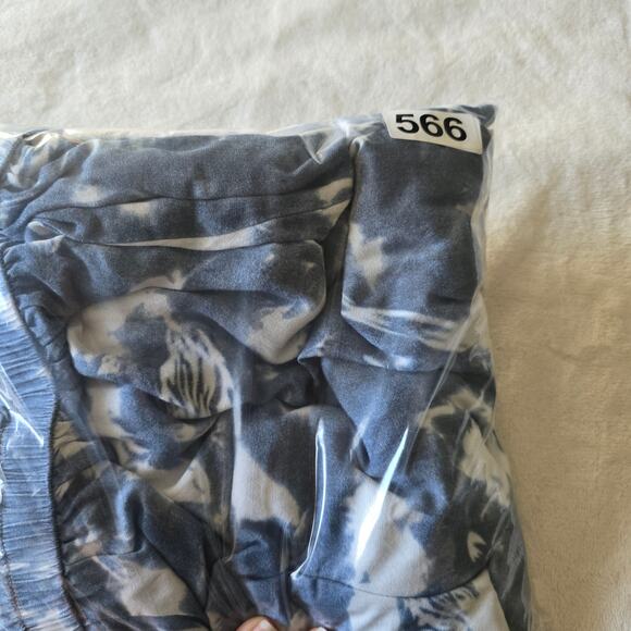 Splendid Jenna Maxi Dress Tired Sz S Blue Tie Dye Boho Ruffle Bohemian Resort - Picture 8 of 8